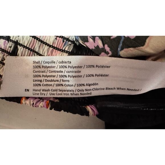 Band Of Gypsies Womens Size Large Sapphire Trendz Black Floral Halter Jumpsuit - Picture 11 of 11